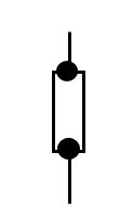 試験用電圧端子＿電気図面記号