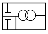 コンデンサ形零相基準入力装置＿電気図面記号