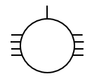 8分配器＿電気設備図面記号