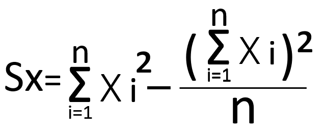Sx（xの平方和）