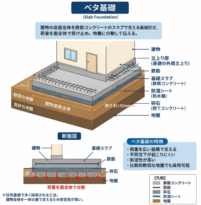 ベタ基礎とは