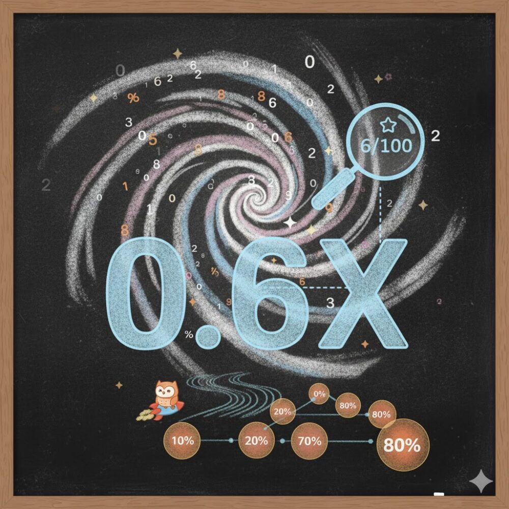 少数点第二位（イメージ画像）