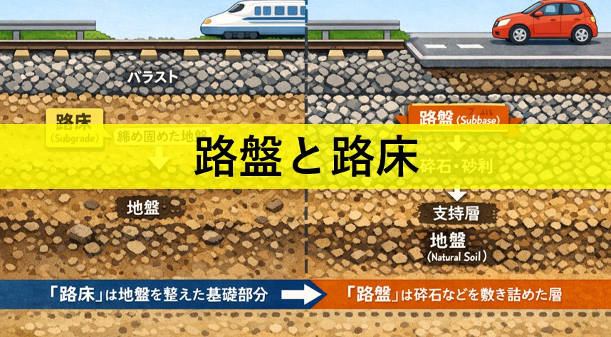 路盤と路床