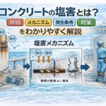 コンクリートの塩害とは？原因・メカニズム・派生条件・対策をわかりやすく解説