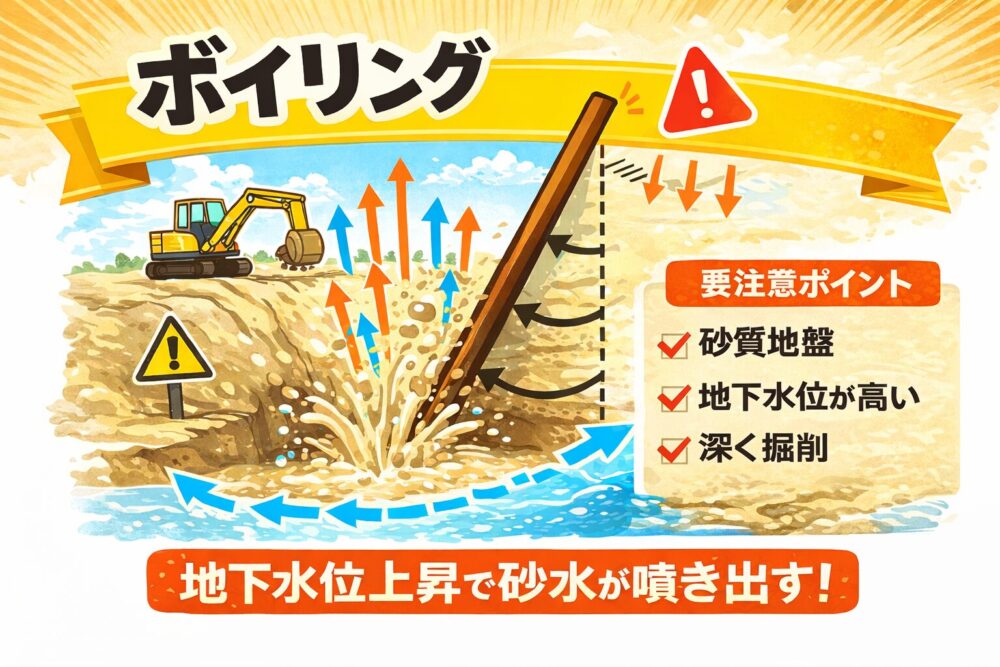 ボイリングとは？発生原因・条件・対策をわかりやすく解説