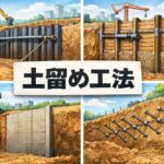土留め工法（土留め壁）の種類