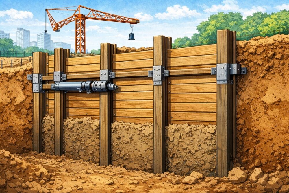 親杭横矢板工法