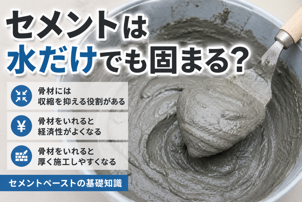 セメント（水だけ）